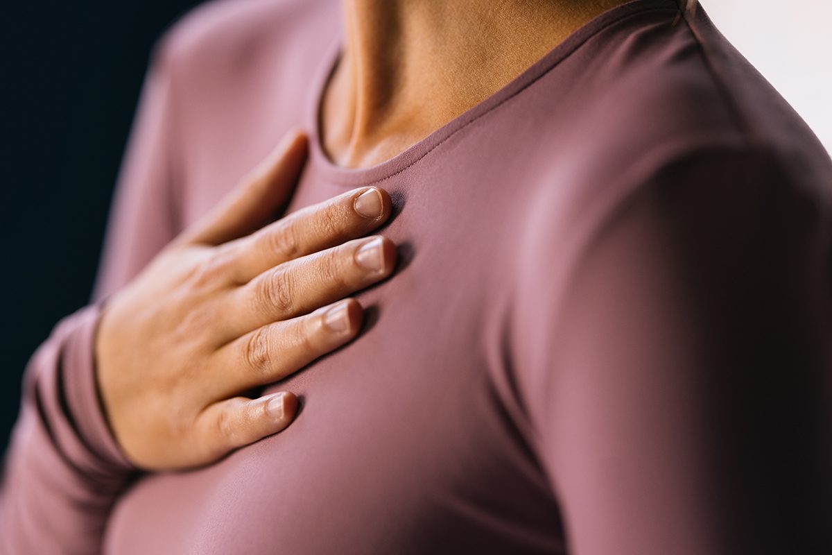 hand on chest - Getty images