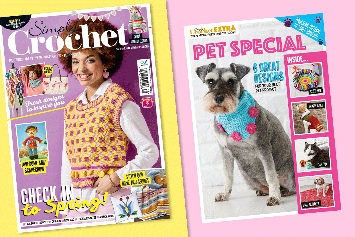 INSTA_SCM New issue Simply Crochet 148 New Issue Gif