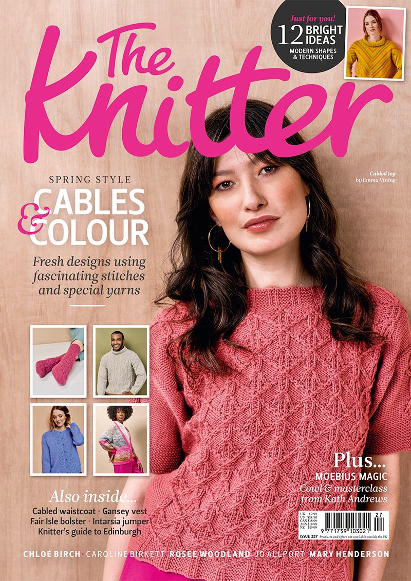The Knitter 227 cover