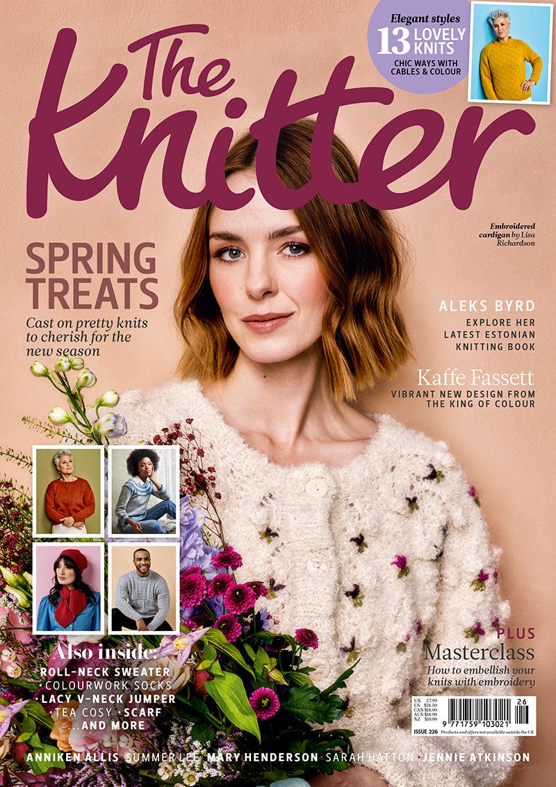The Knitter 226 cover