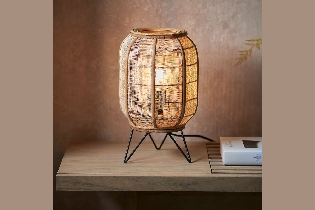 Dunelm's vogue zen table lamp.