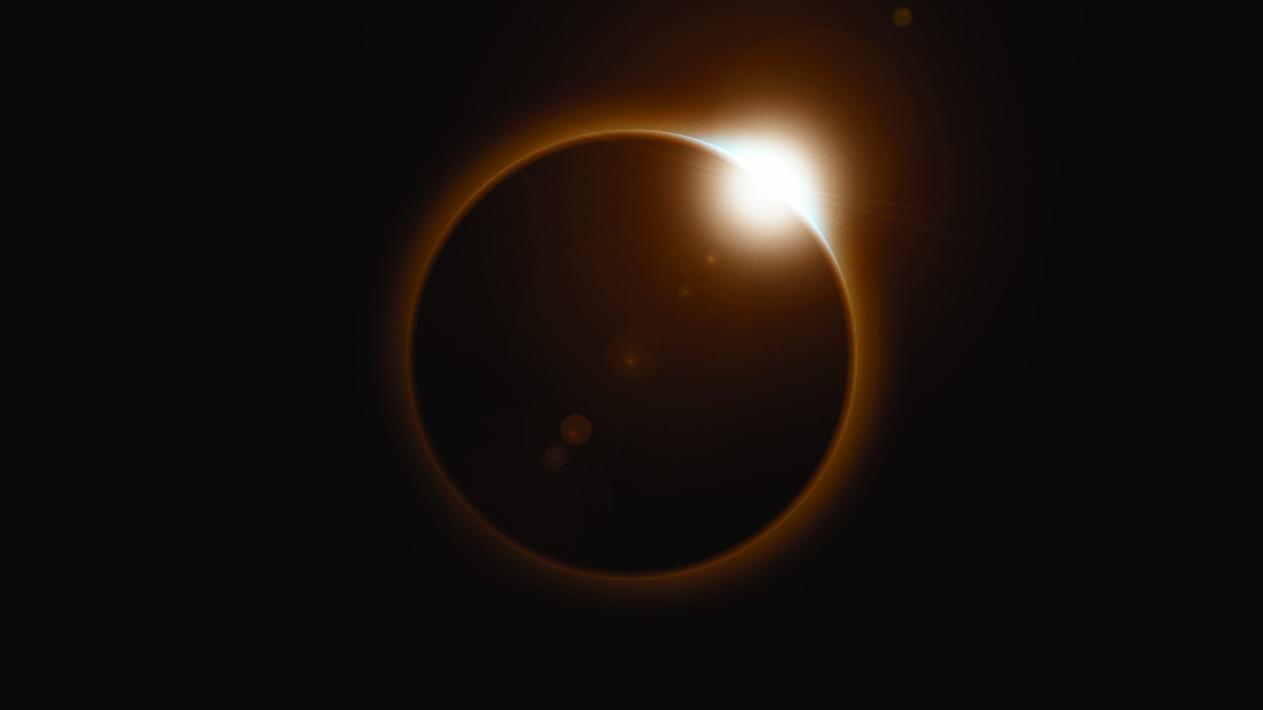 A solar eclipse