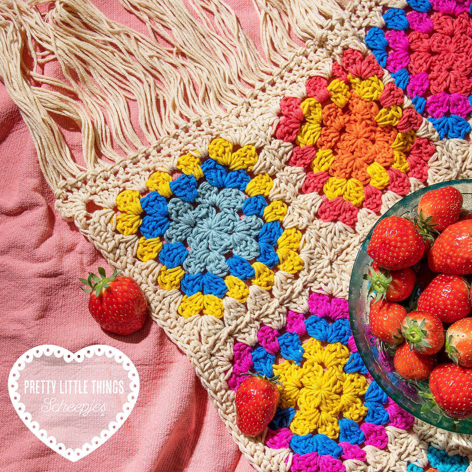 Little granny square blanket