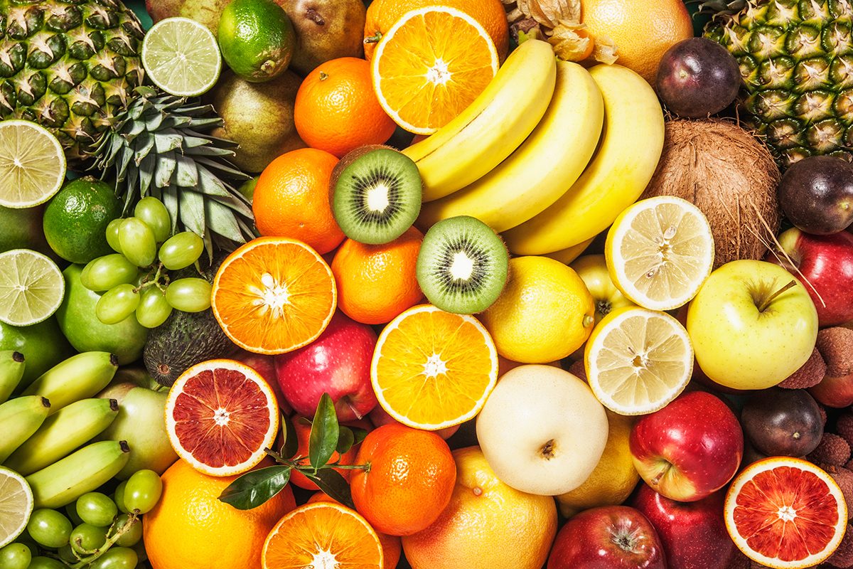 A close up of fresh fruit