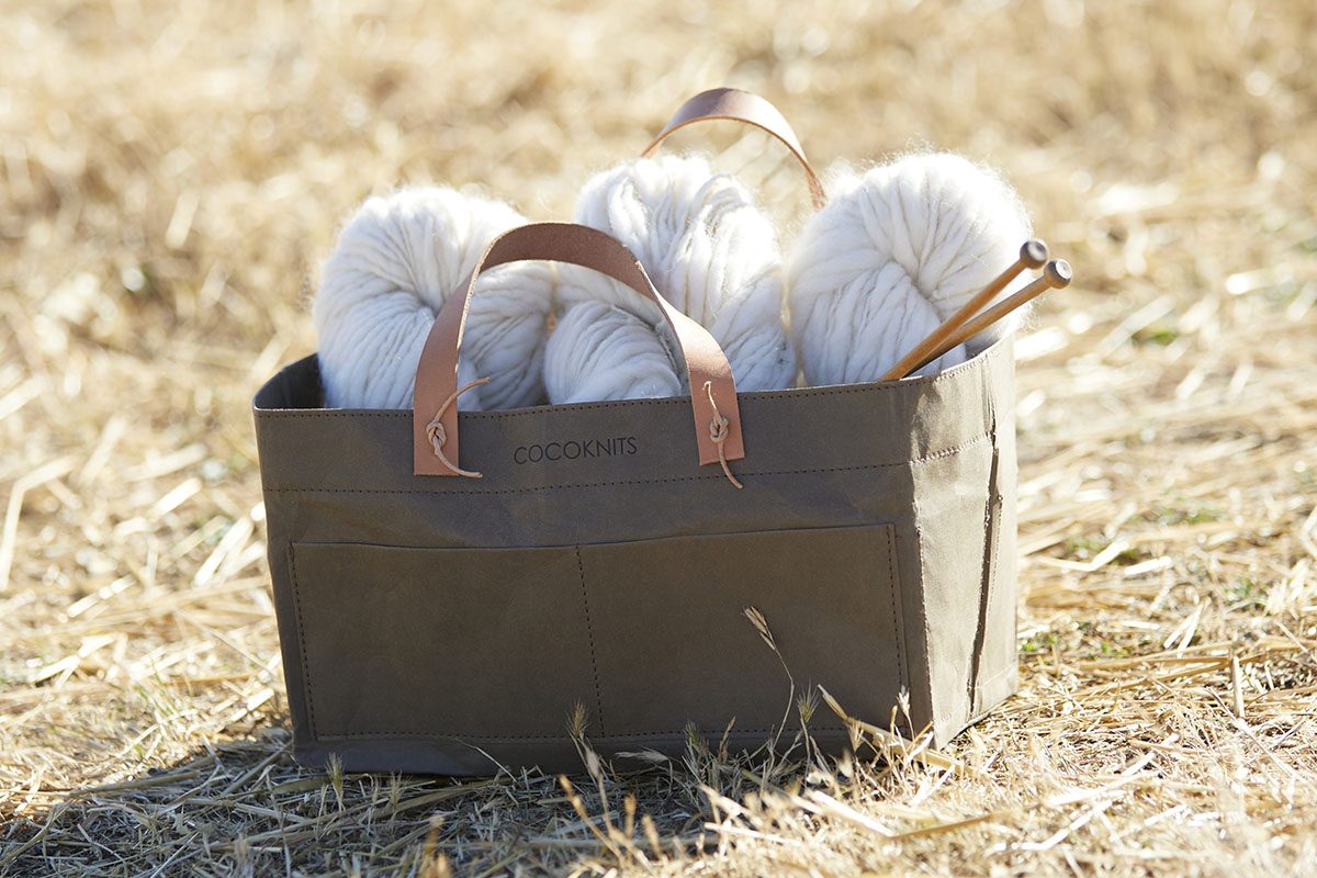 Cocoknits kraft caddy