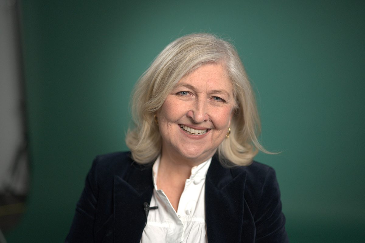 A headshot of Pam Custers