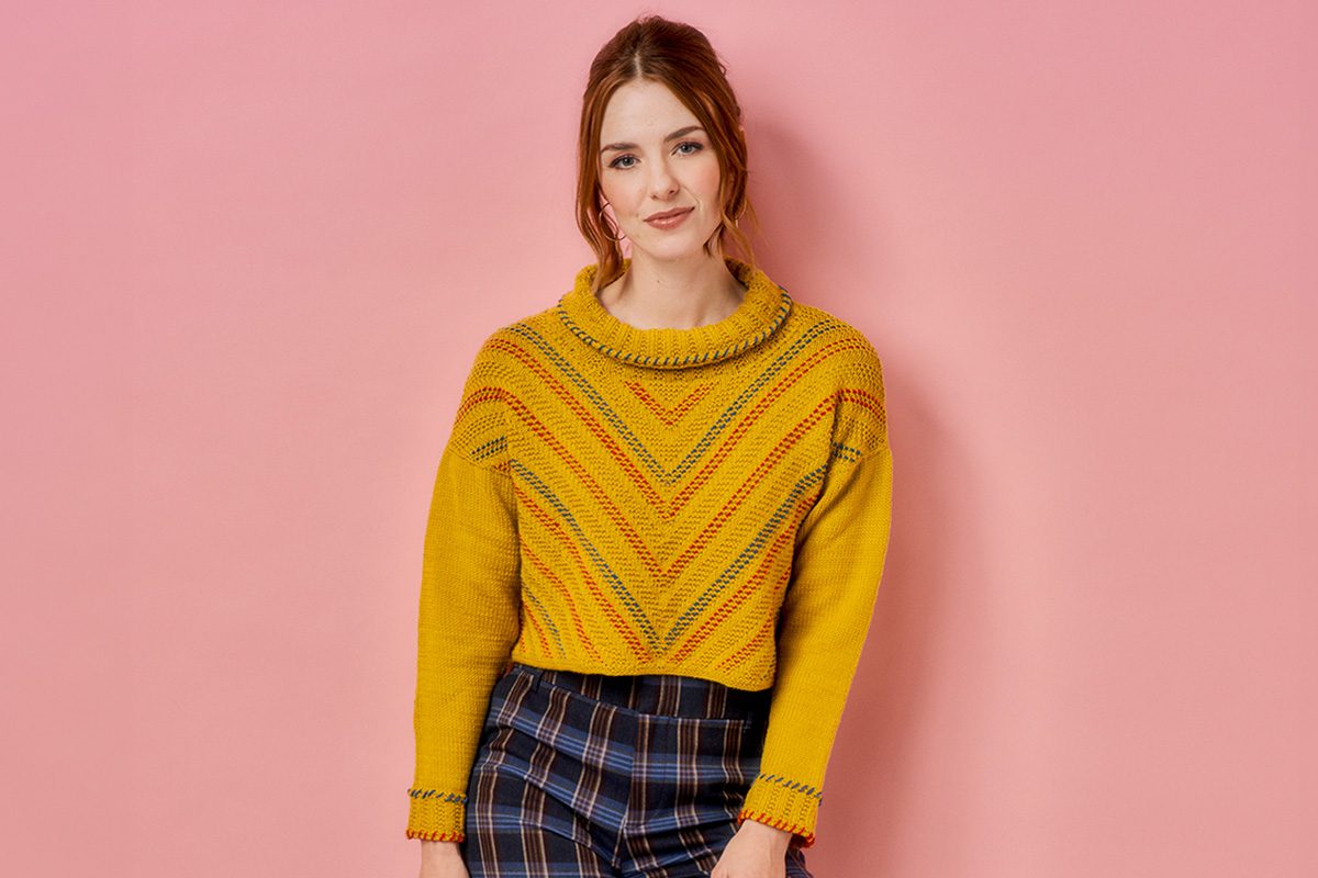The Knitter 227 - Chloe Elizabeth Birch jumper