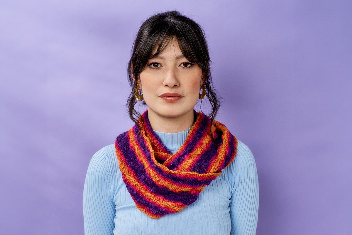 The Knitter 227 - Kath Andrews cowl