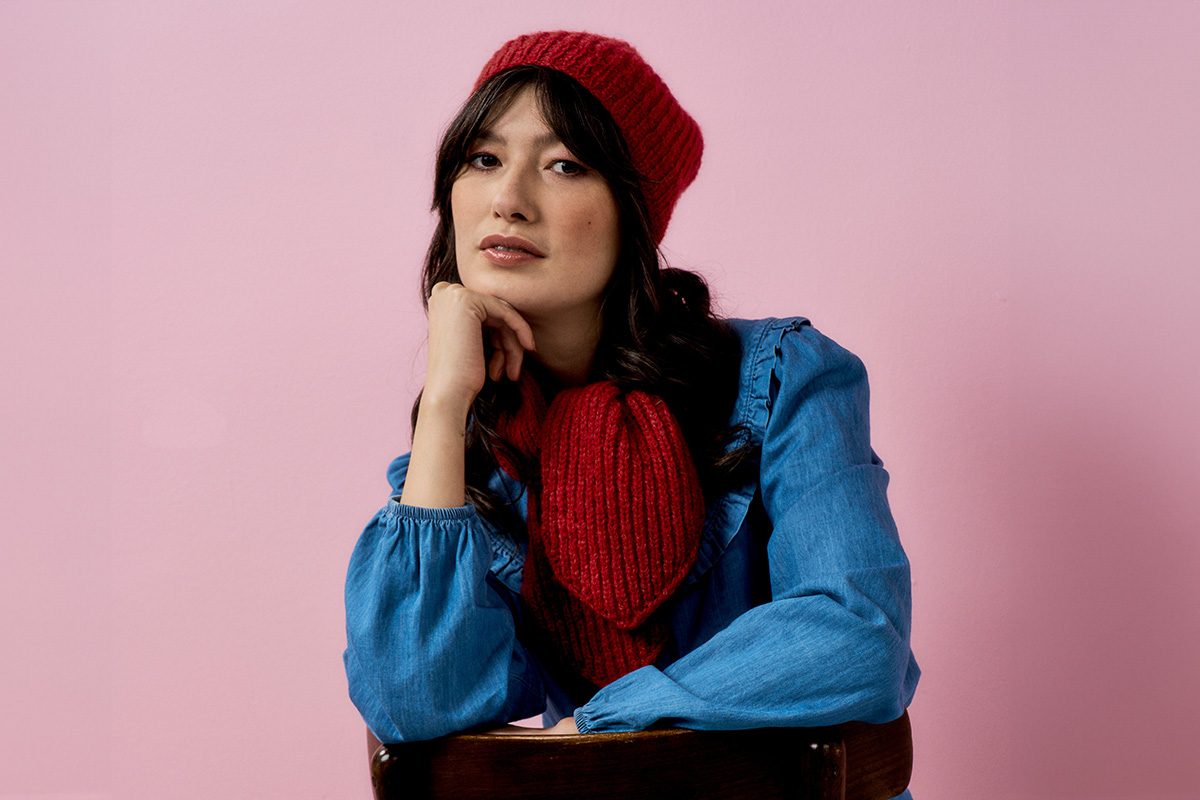 The Knitter 226 - Jennie Atkinson hat + scarf