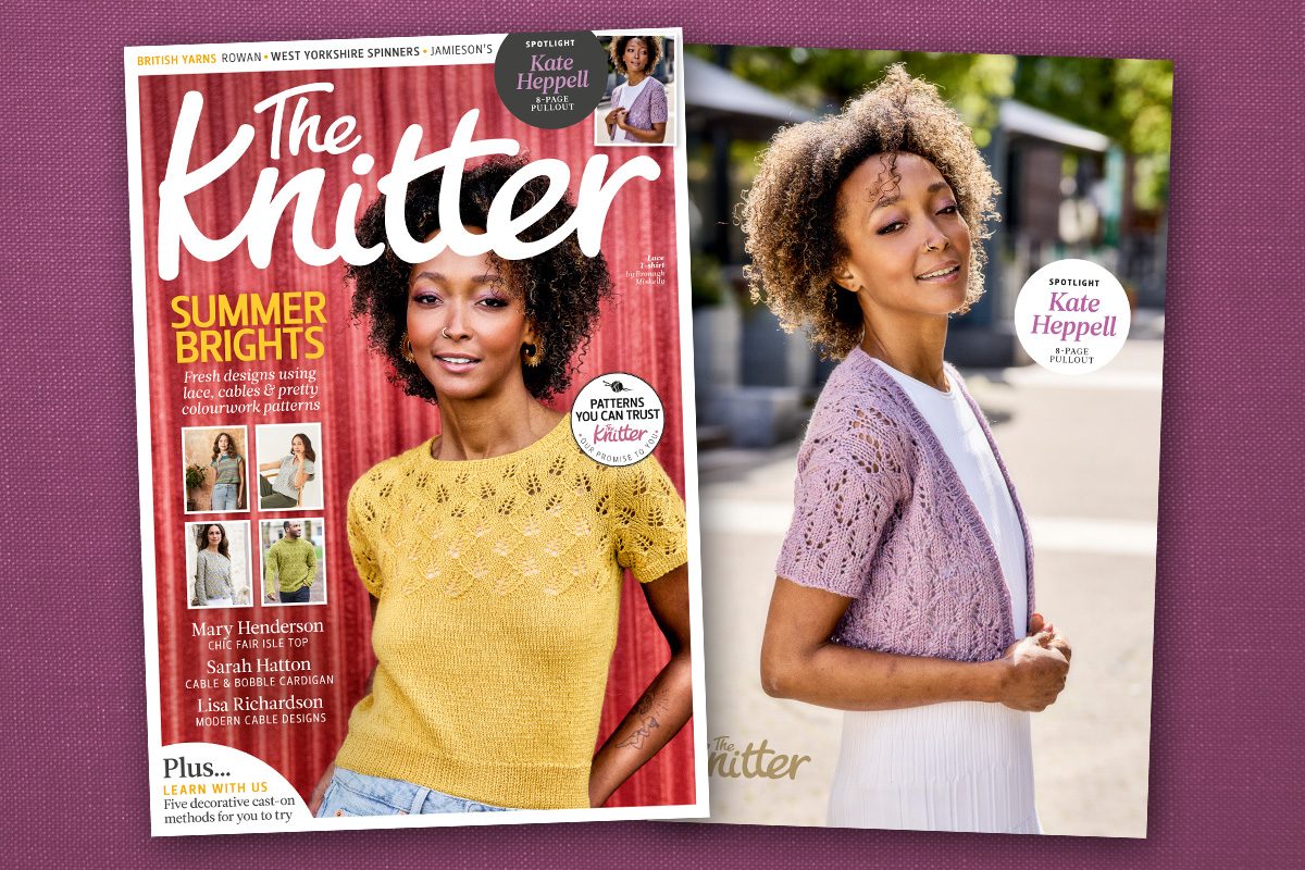 The Knitter 229 front cover and supplement