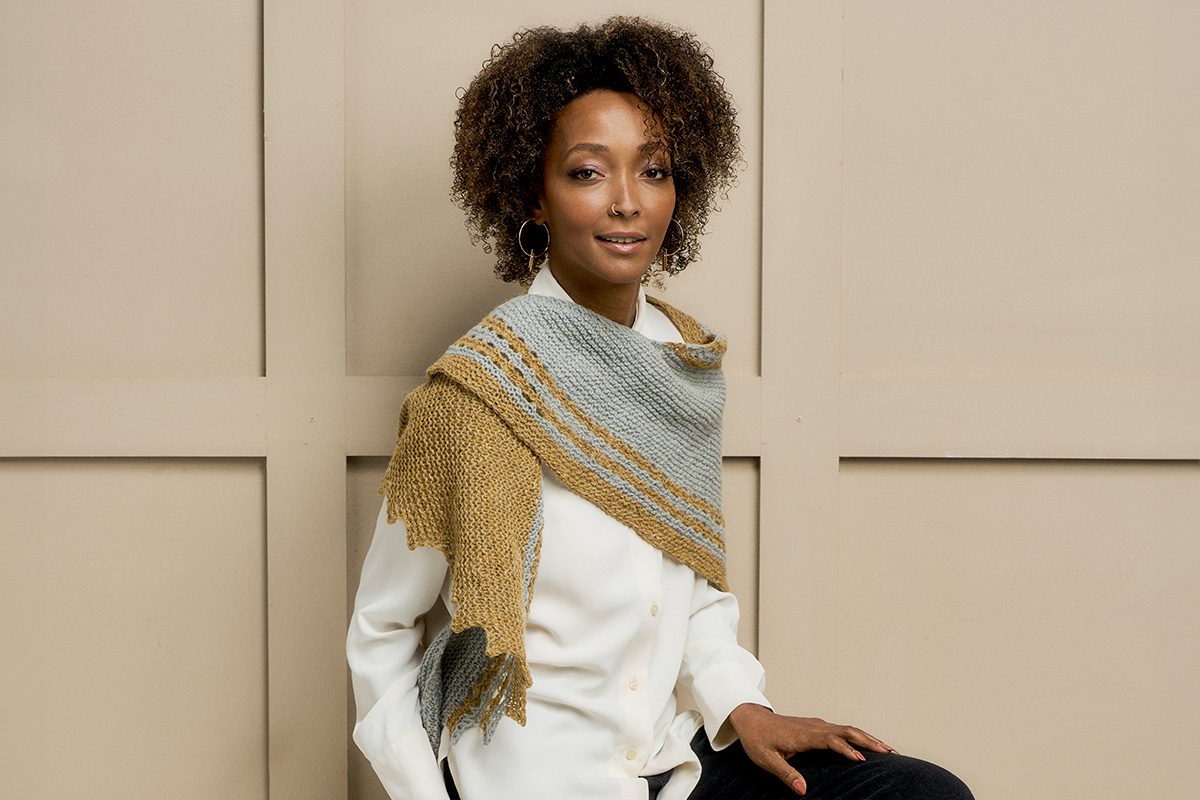 The Knitter 229 Anniken Allis shawl