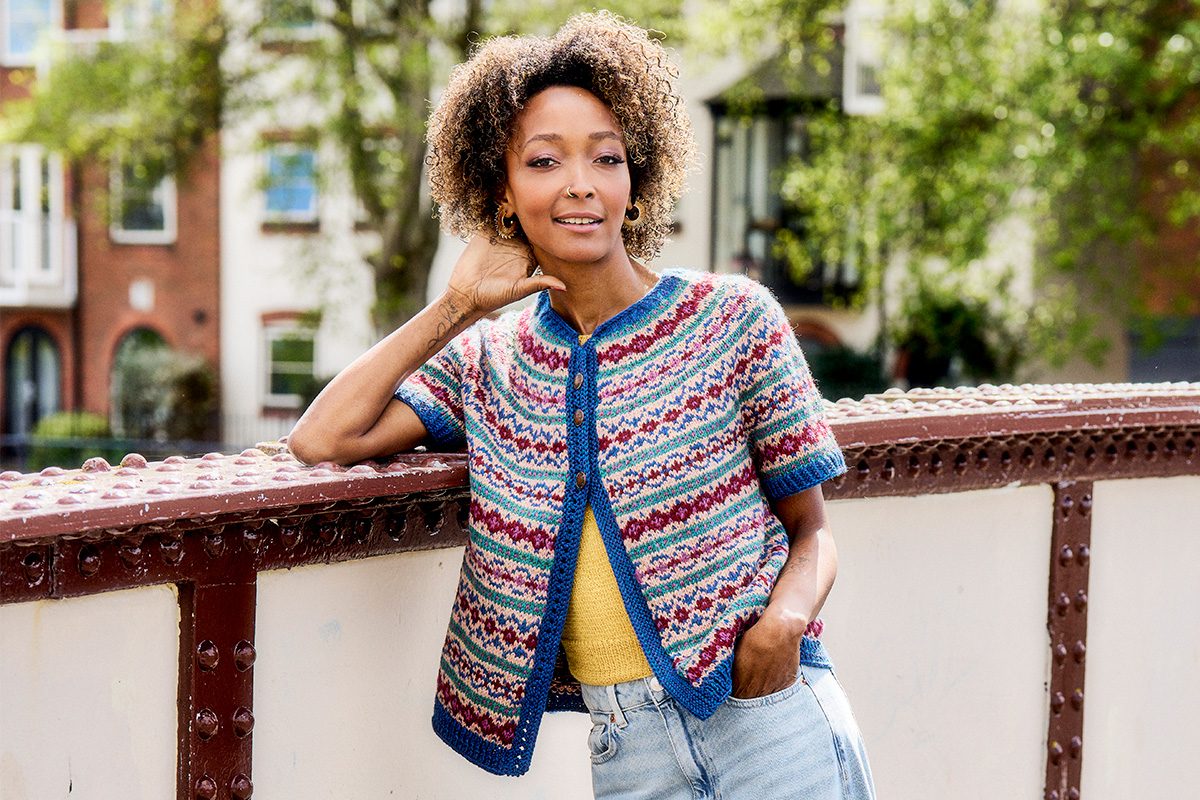 The Knitter issue 230 - Fair Isle cardigan by Mary Henderson