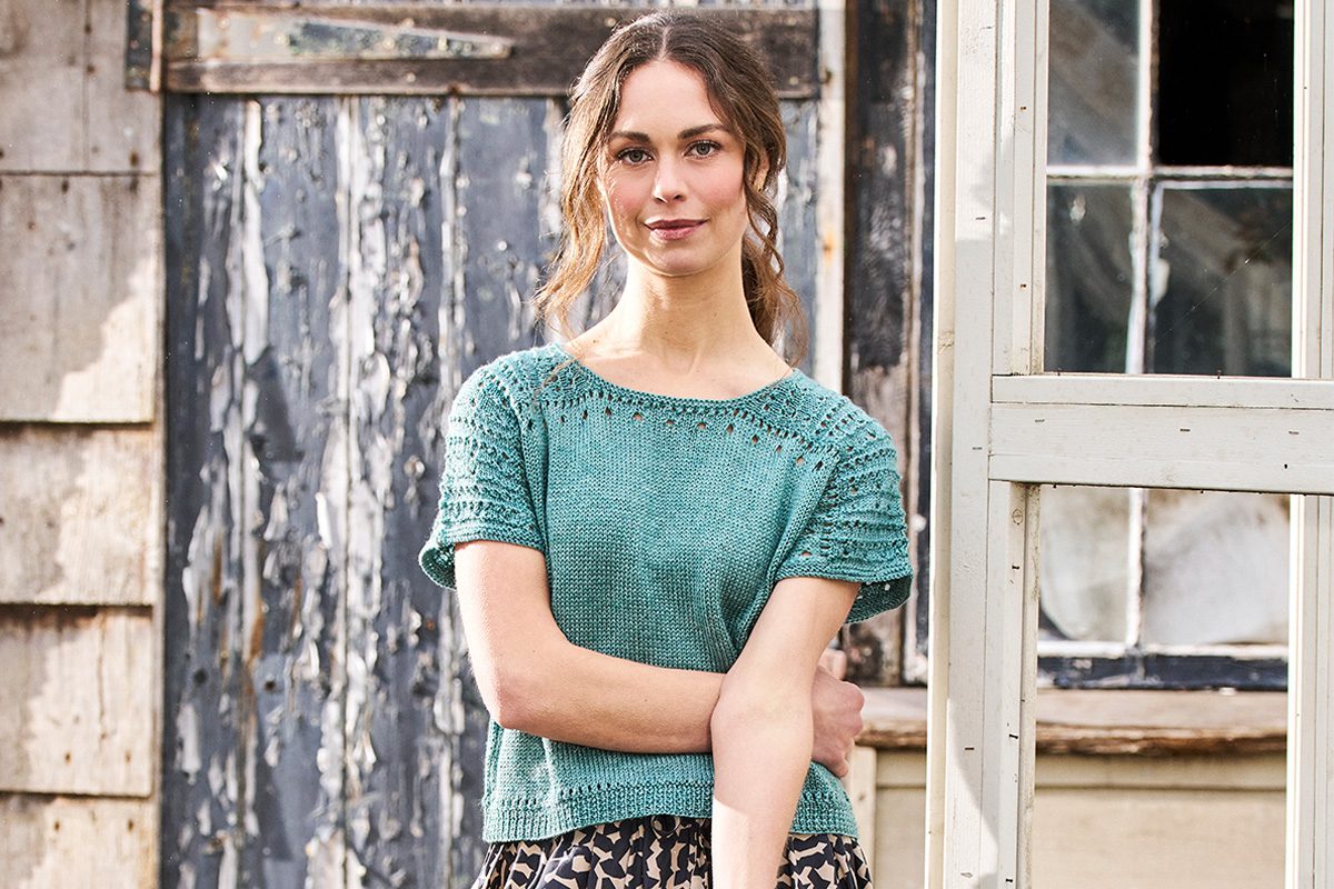 The Knitter issue 230 - lace top by Sarah Hatton