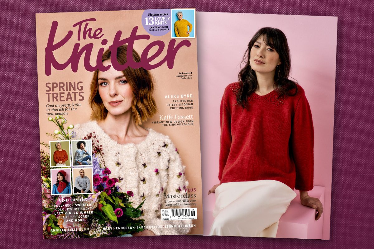 The Knitter 226 cover + supplement