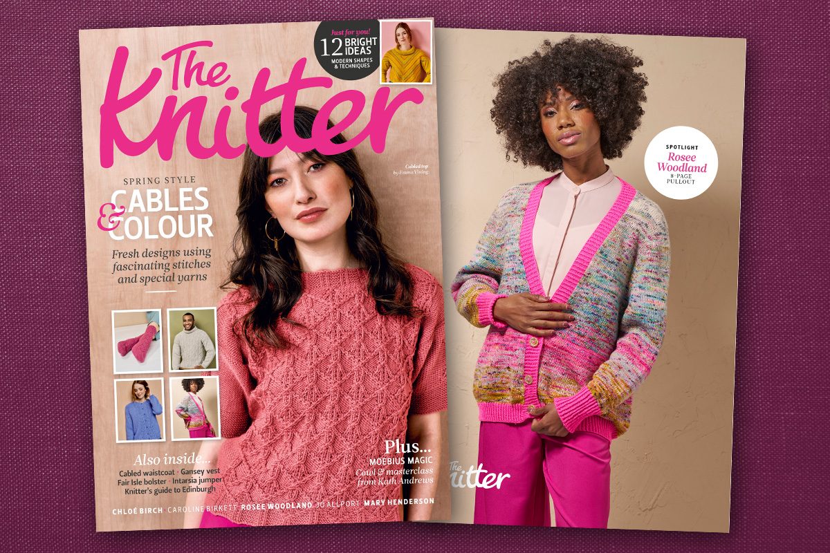 The Knitter 227 cover and supplement