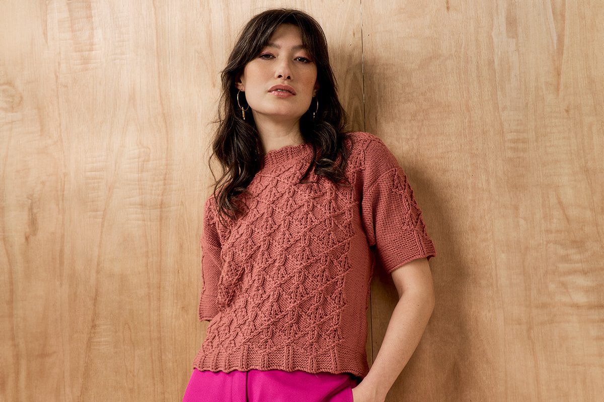 The Knitter 227 - Emma Vining top