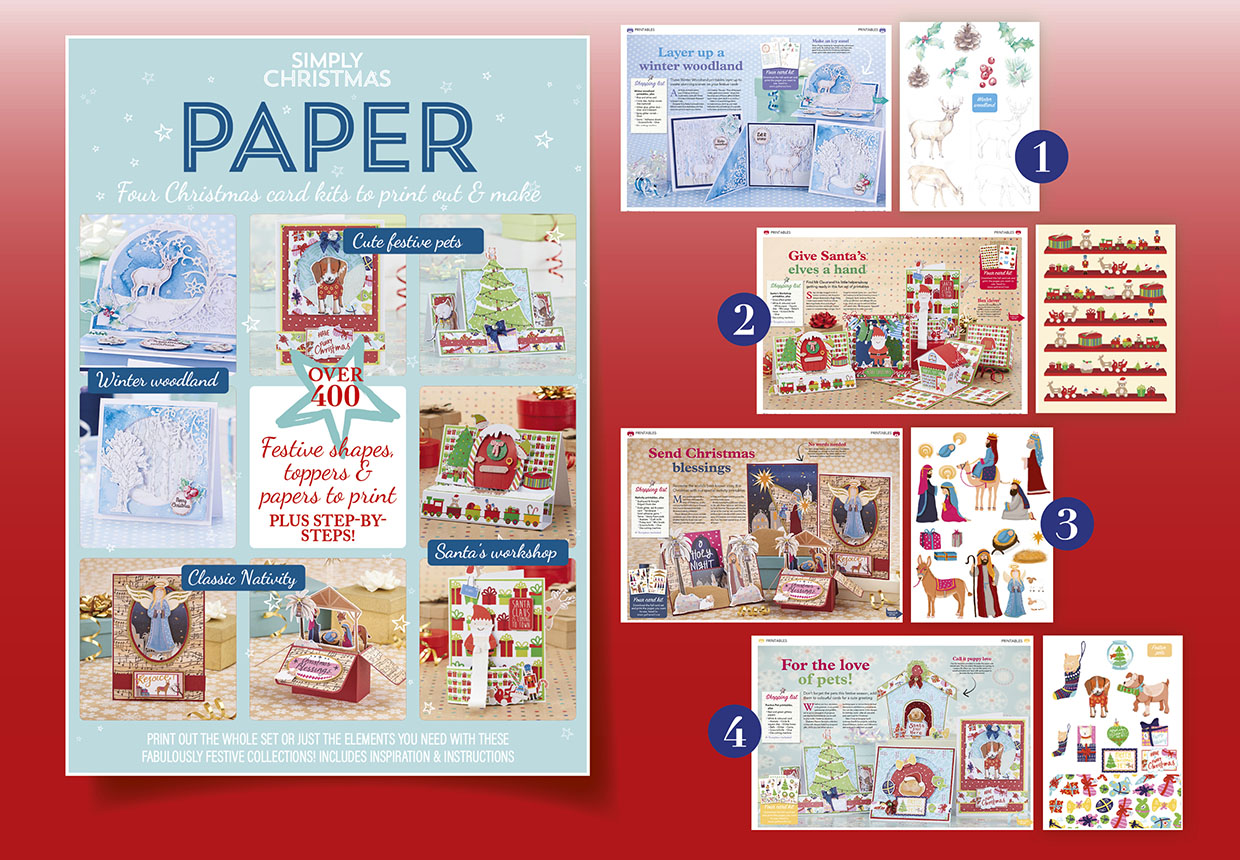 Gathered Christmas paperkit