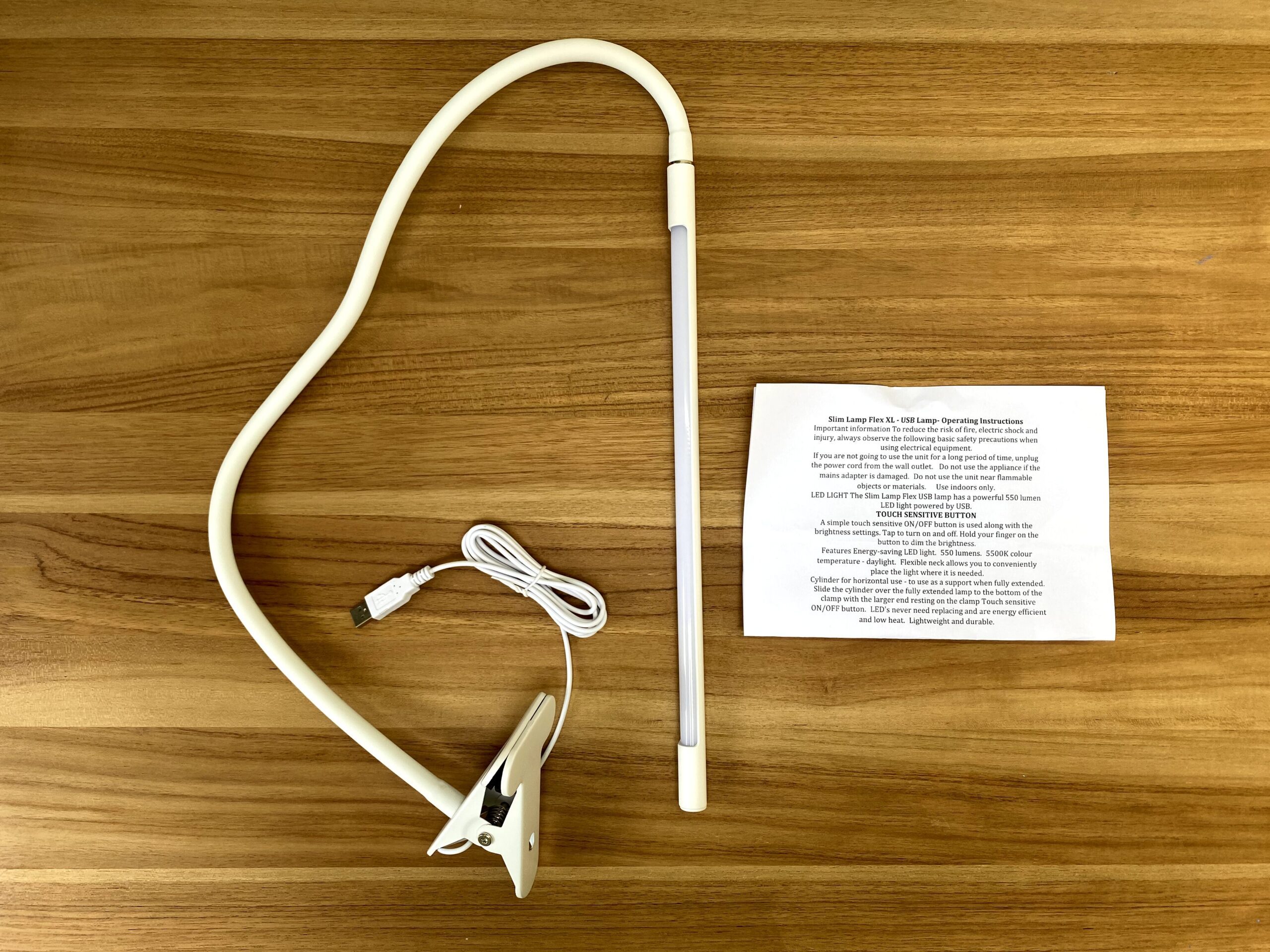 Native Lighting Slim Lamp Flex XL what's in the box