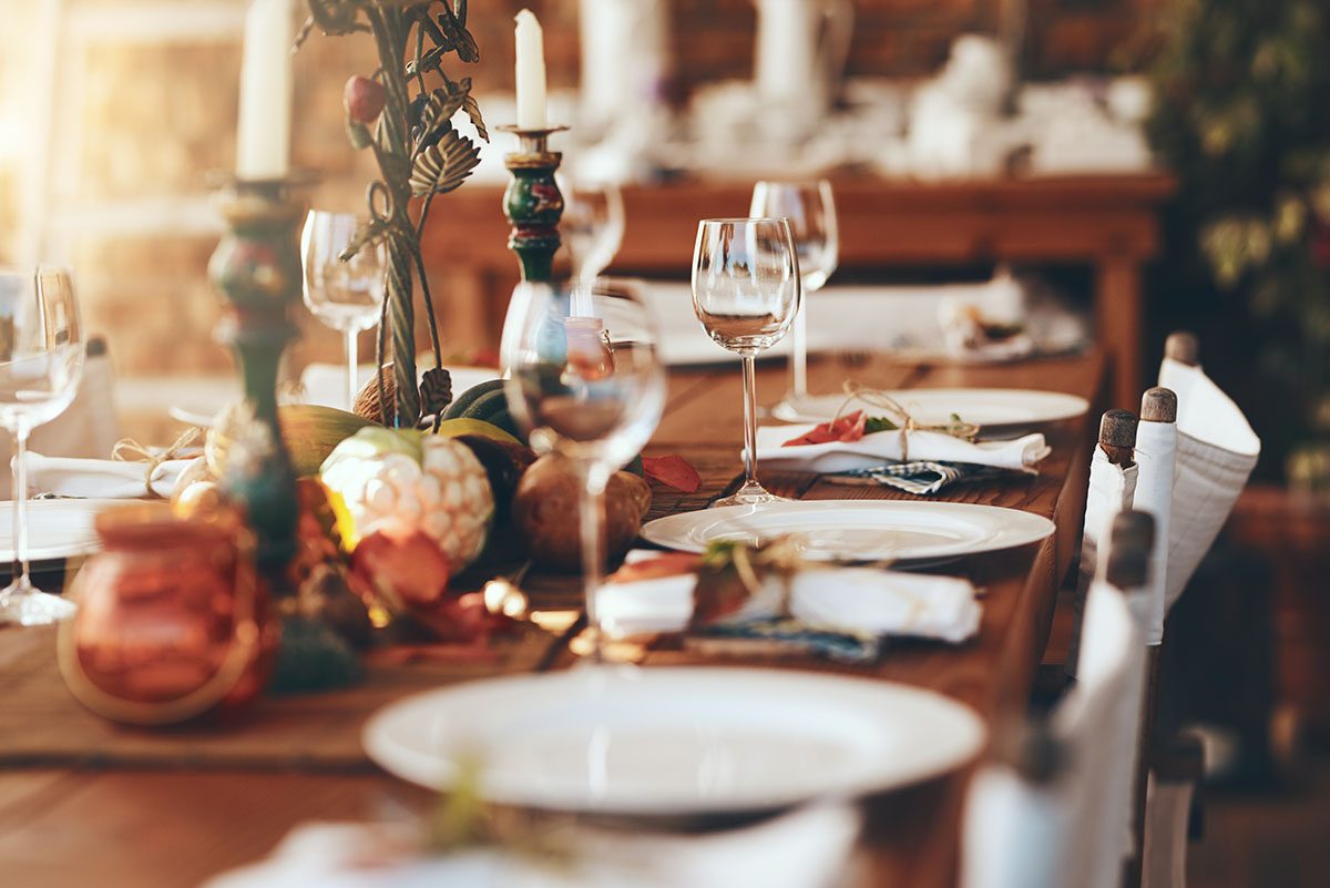 A beautifully styled dinner table