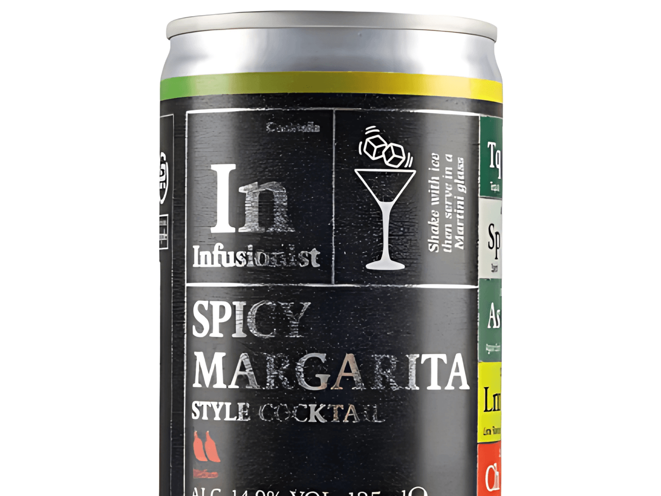 Can of spicy margarita